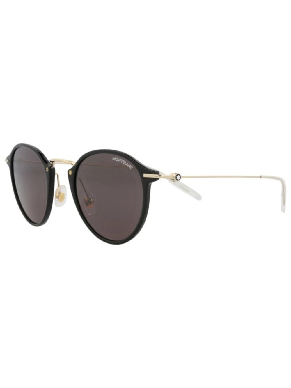 New Montblanc Women's Sunglasses Round Oval Injection Frame Mens Black Gold Grey